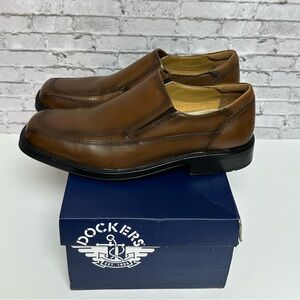 DOCKERS Proposal  Mens 11M Dress Shoes Slip On Loafers Tan Leather 90-3183